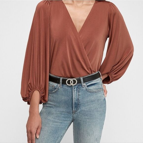 Express Accessories - Express crystal embellished double‎ o-ring belt